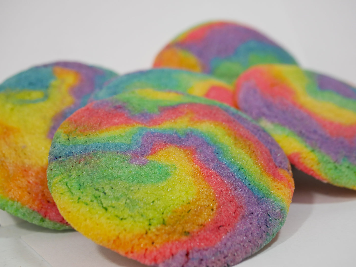 Sparkle Rainbow Sugar Cookies